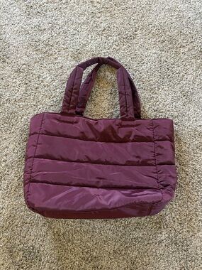 Splits59 Quilted Puffer Tote - Plum